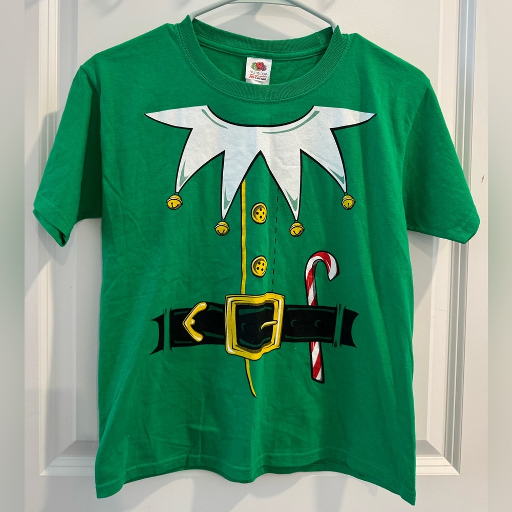 Elf Tshirt Green Size Youth M